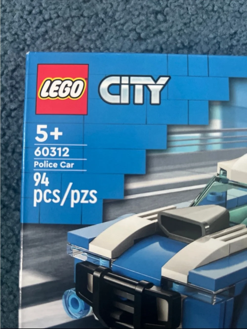 LEGO City Blue Police Car Building Set (60312)